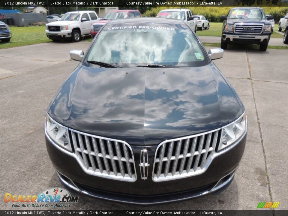 2012 Lincoln MKZ FWD Tuxedo Black Metallic / Dark Charcoal Photo #2