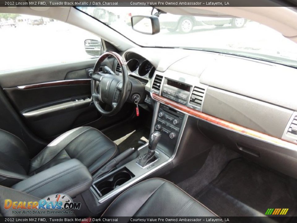 2012 Lincoln MKZ FWD Tuxedo Black Metallic / Dark Charcoal Photo #6