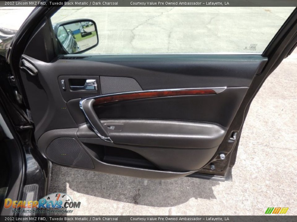 2012 Lincoln MKZ FWD Tuxedo Black Metallic / Dark Charcoal Photo #7