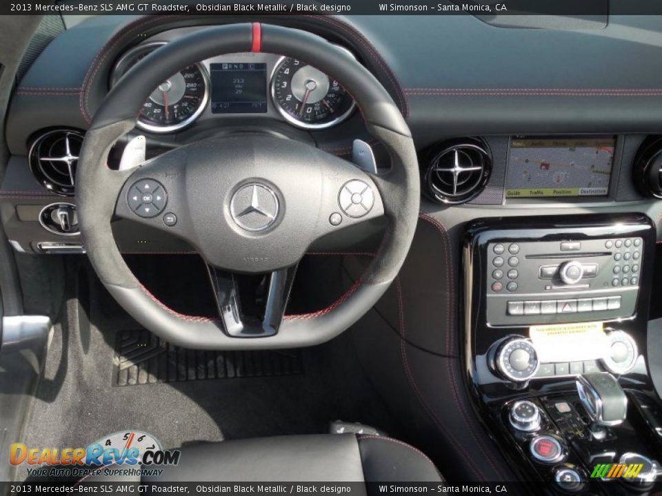 Dashboard of 2013 Mercedes-Benz SLS AMG GT Roadster Photo #12