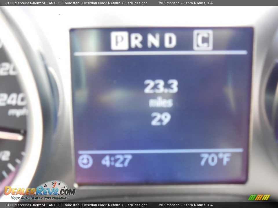 2013 Mercedes-Benz SLS AMG GT Roadster Obsidian Black Metallic / Black designo Photo #13