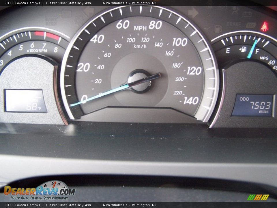 2012 Toyota Camry LE Classic Silver Metallic / Ash Photo #16