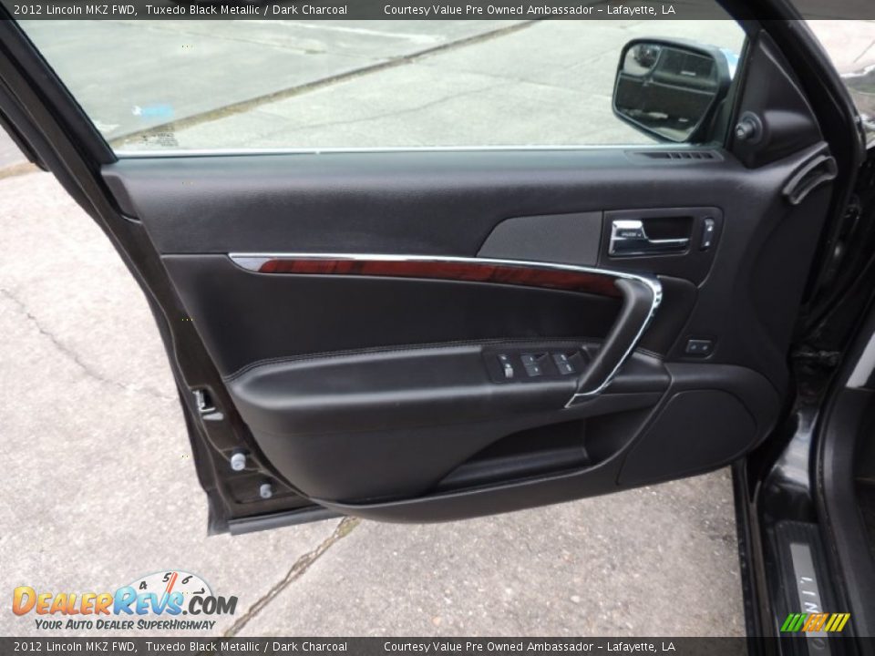 2012 Lincoln MKZ FWD Tuxedo Black Metallic / Dark Charcoal Photo #13