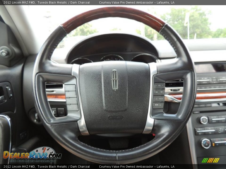 2012 Lincoln MKZ FWD Tuxedo Black Metallic / Dark Charcoal Photo #14