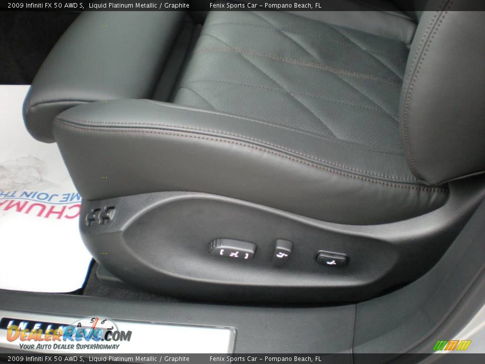 2009 Infiniti FX 50 AWD S Liquid Platinum Metallic / Graphite Photo #5