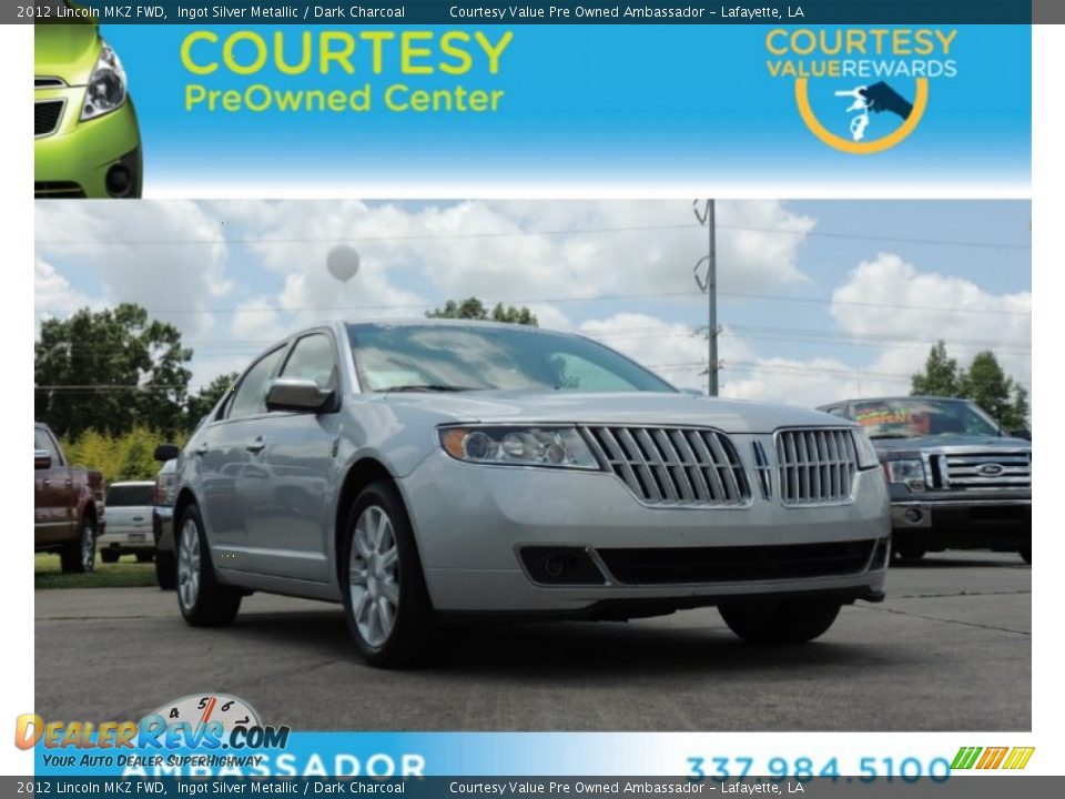 2012 Lincoln MKZ FWD Ingot Silver Metallic / Dark Charcoal Photo #1