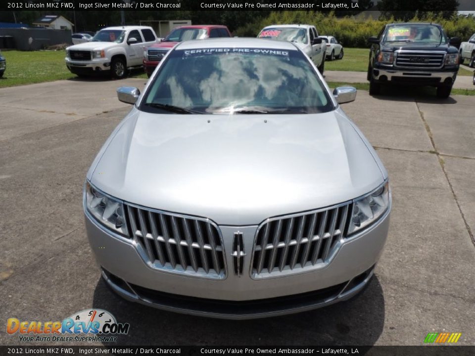 2012 Lincoln MKZ FWD Ingot Silver Metallic / Dark Charcoal Photo #2