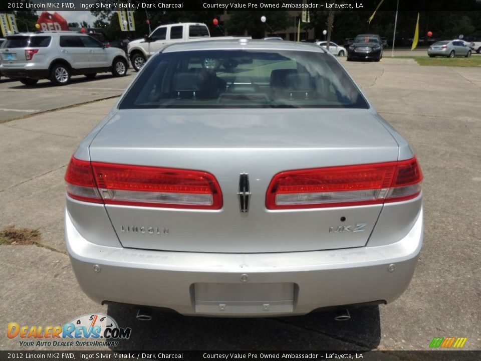 2012 Lincoln MKZ FWD Ingot Silver Metallic / Dark Charcoal Photo #3