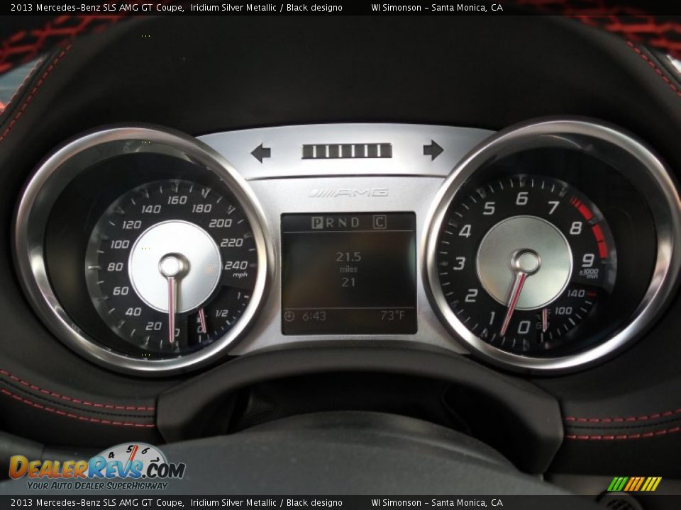 2013 Mercedes-Benz SLS AMG GT Coupe Gauges Photo #13