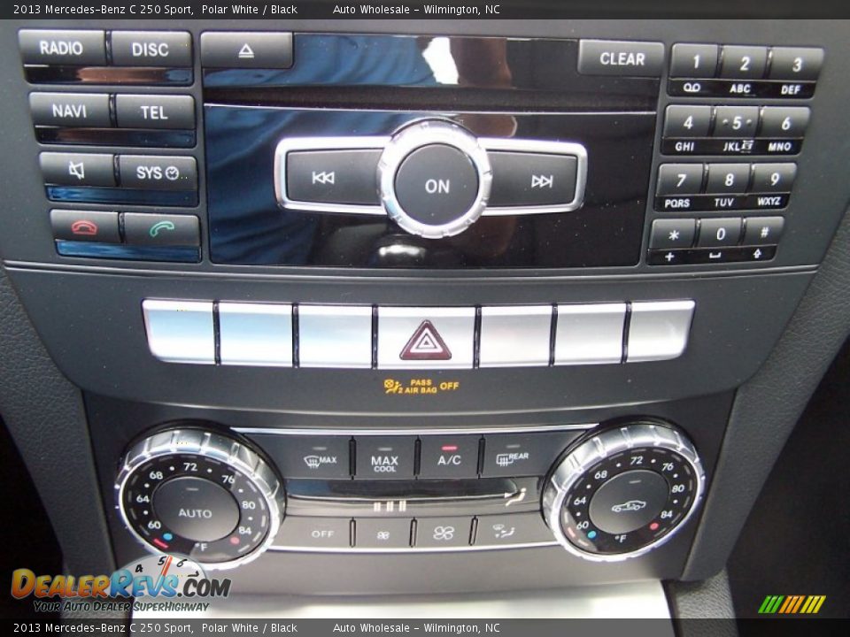 2013 Mercedes-Benz C 250 Sport Polar White / Black Photo #18