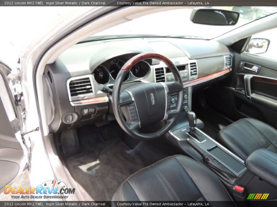 2012 Lincoln MKZ FWD Ingot Silver Metallic / Dark Charcoal Photo #12