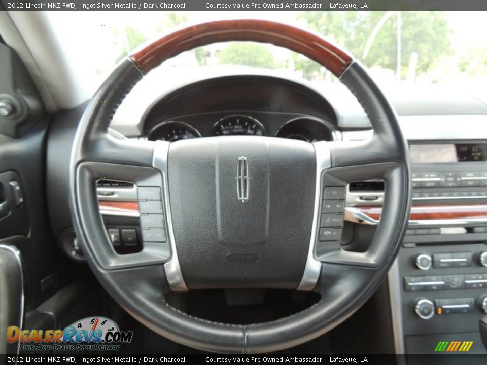 2012 Lincoln MKZ FWD Ingot Silver Metallic / Dark Charcoal Photo #14