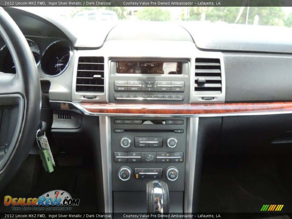 2012 Lincoln MKZ FWD Ingot Silver Metallic / Dark Charcoal Photo #17