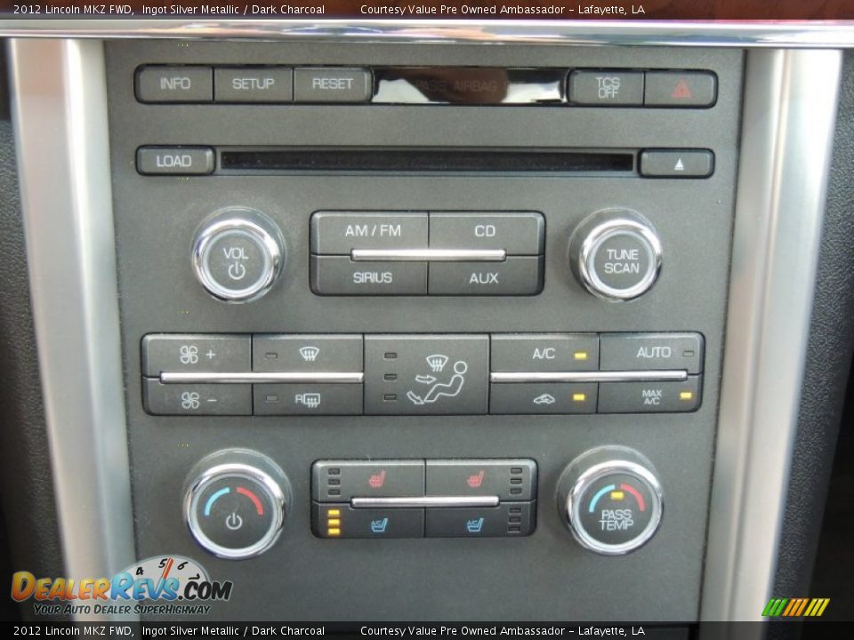 2012 Lincoln MKZ FWD Ingot Silver Metallic / Dark Charcoal Photo #19