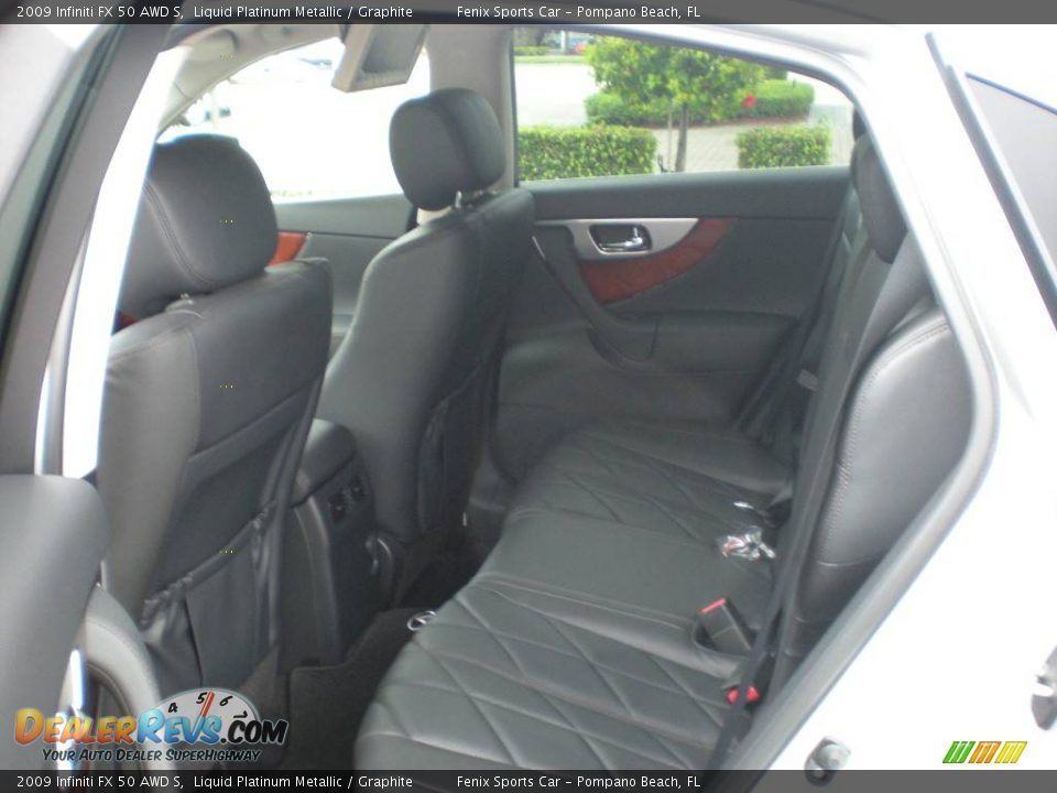 2009 Infiniti FX 50 AWD S Liquid Platinum Metallic / Graphite Photo #6