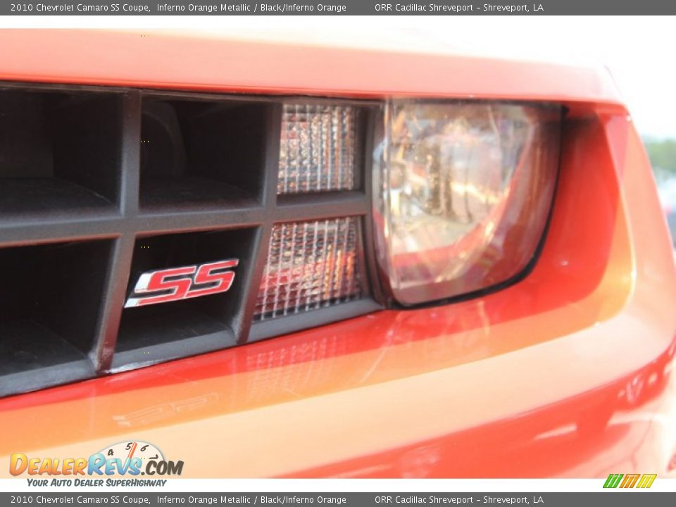 2010 Chevrolet Camaro SS Coupe Inferno Orange Metallic / Black/Inferno Orange Photo #10