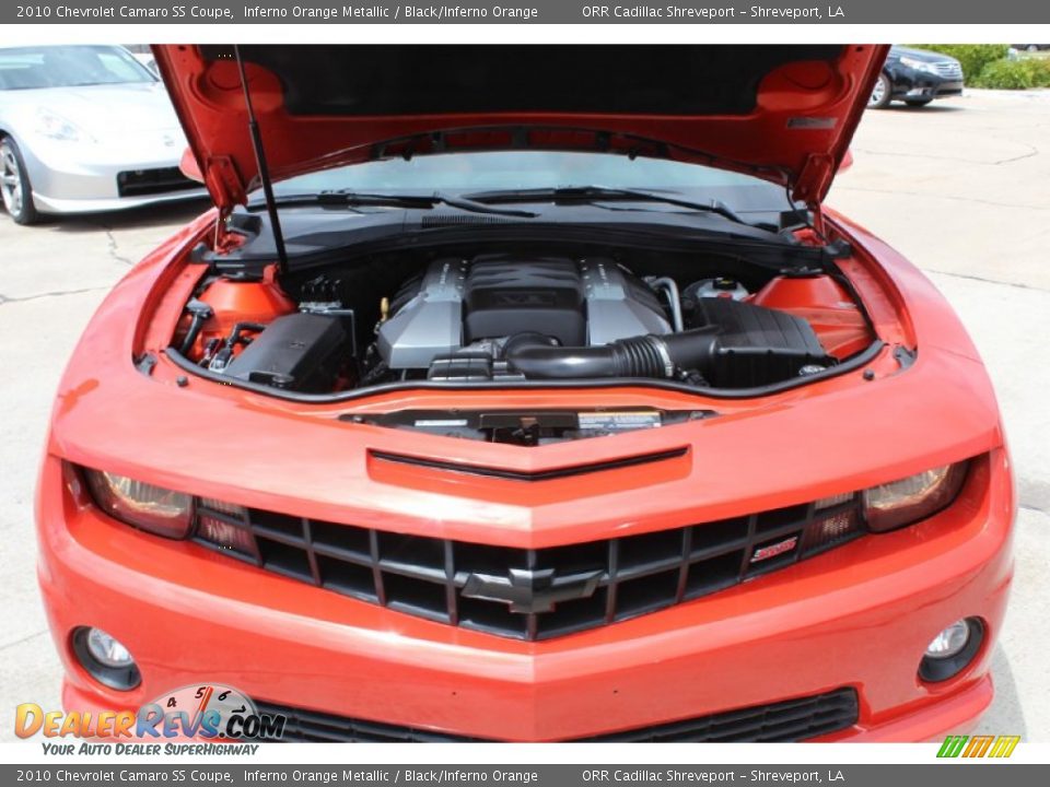 2010 Chevrolet Camaro SS Coupe Inferno Orange Metallic / Black/Inferno Orange Photo #14