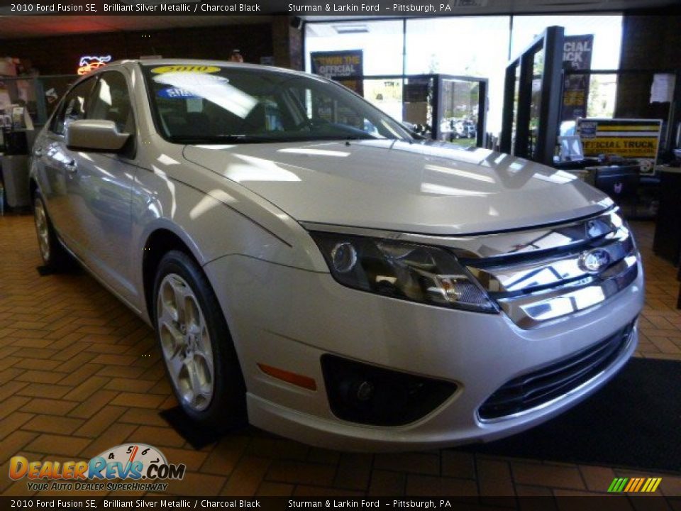 2010 Ford Fusion SE Brilliant Silver Metallic / Charcoal Black Photo #1