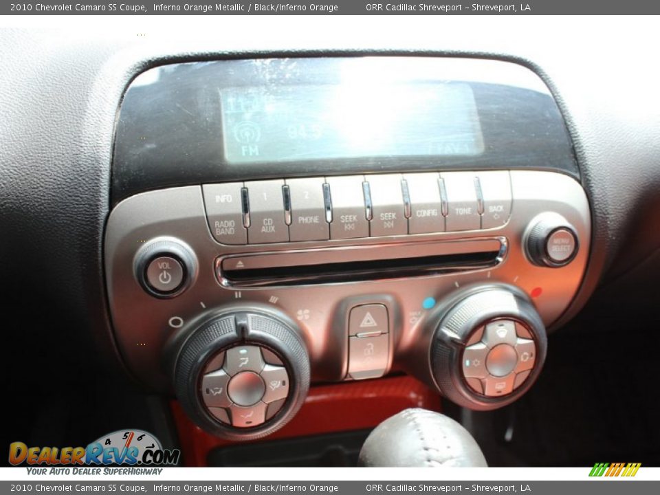 2010 Chevrolet Camaro SS Coupe Inferno Orange Metallic / Black/Inferno Orange Photo #25