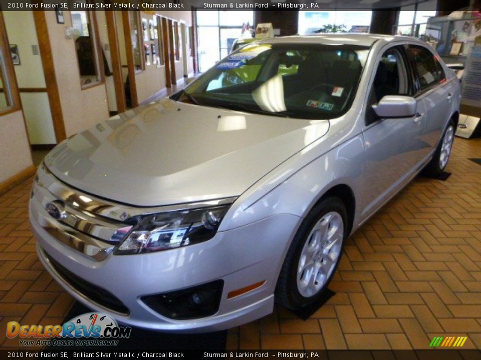 2010 Ford Fusion SE Brilliant Silver Metallic / Charcoal Black Photo #5