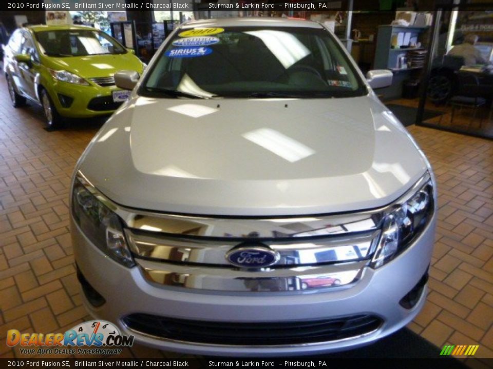 2010 Ford Fusion SE Brilliant Silver Metallic / Charcoal Black Photo #6