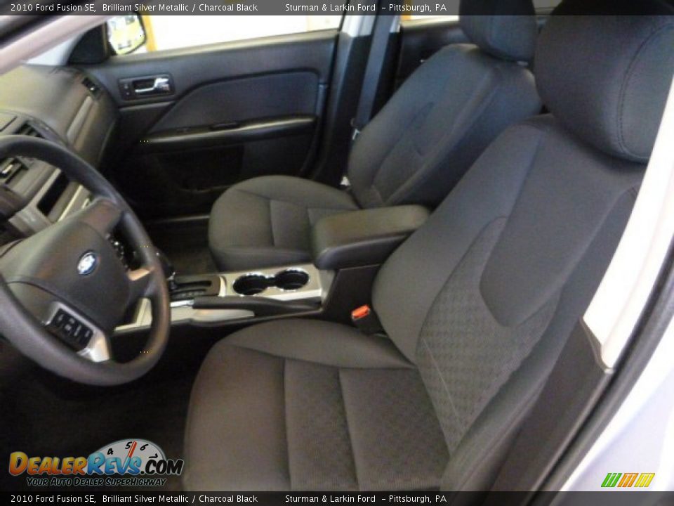2010 Ford Fusion SE Brilliant Silver Metallic / Charcoal Black Photo #8