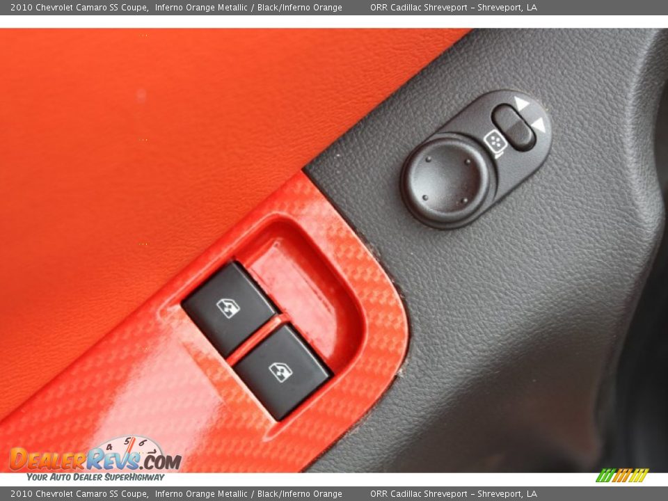 2010 Chevrolet Camaro SS Coupe Inferno Orange Metallic / Black/Inferno Orange Photo #29