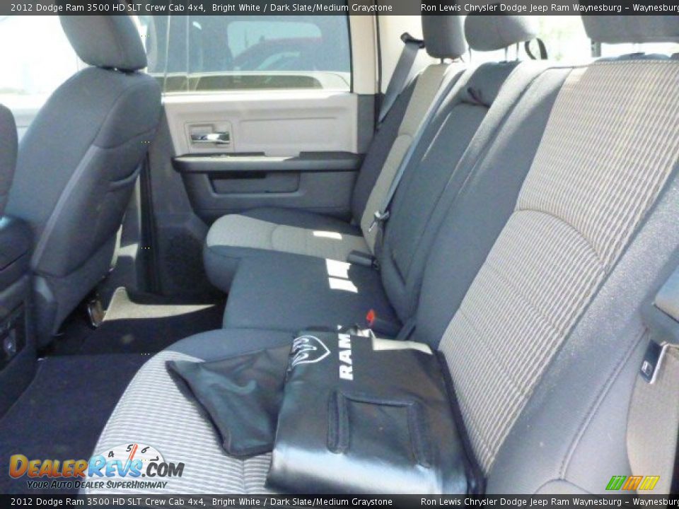 2012 Dodge Ram 3500 HD SLT Crew Cab 4x4 Bright White / Dark Slate/Medium Graystone Photo #5