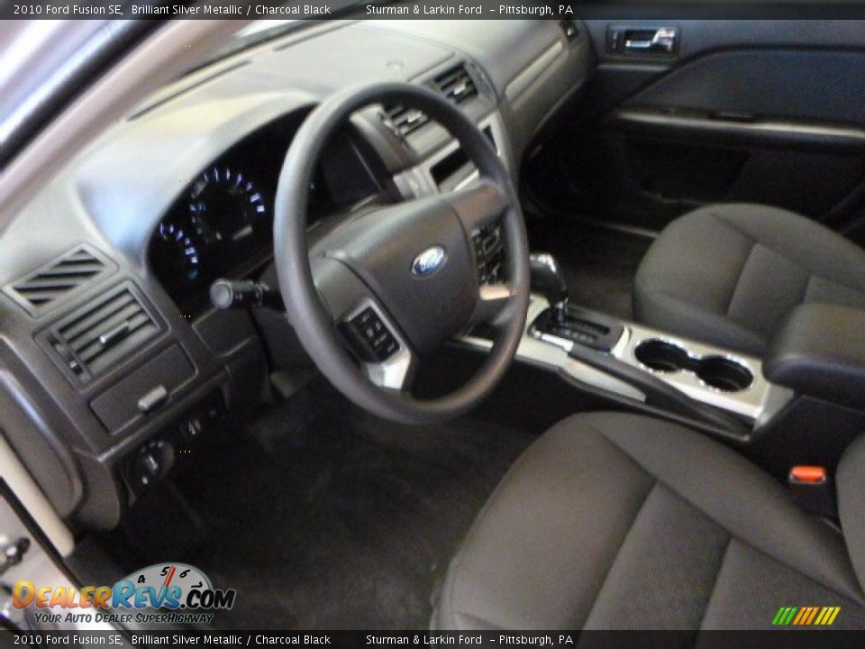 2010 Ford Fusion SE Brilliant Silver Metallic / Charcoal Black Photo #12