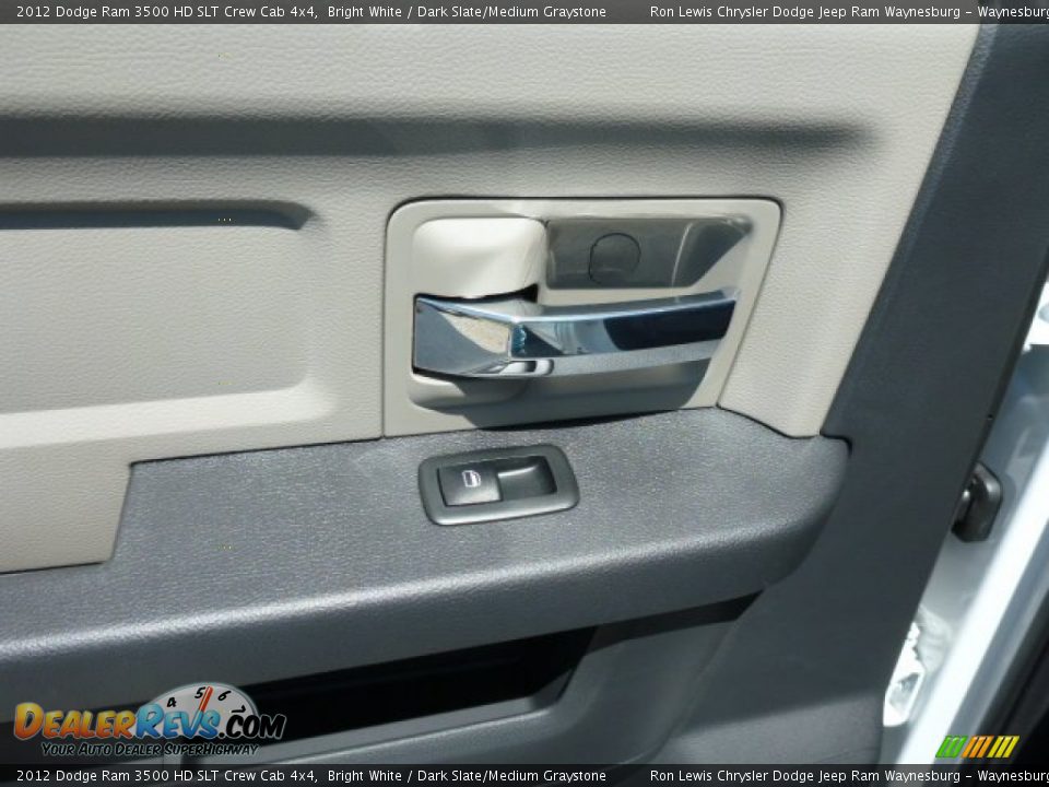 2012 Dodge Ram 3500 HD SLT Crew Cab 4x4 Bright White / Dark Slate/Medium Graystone Photo #8
