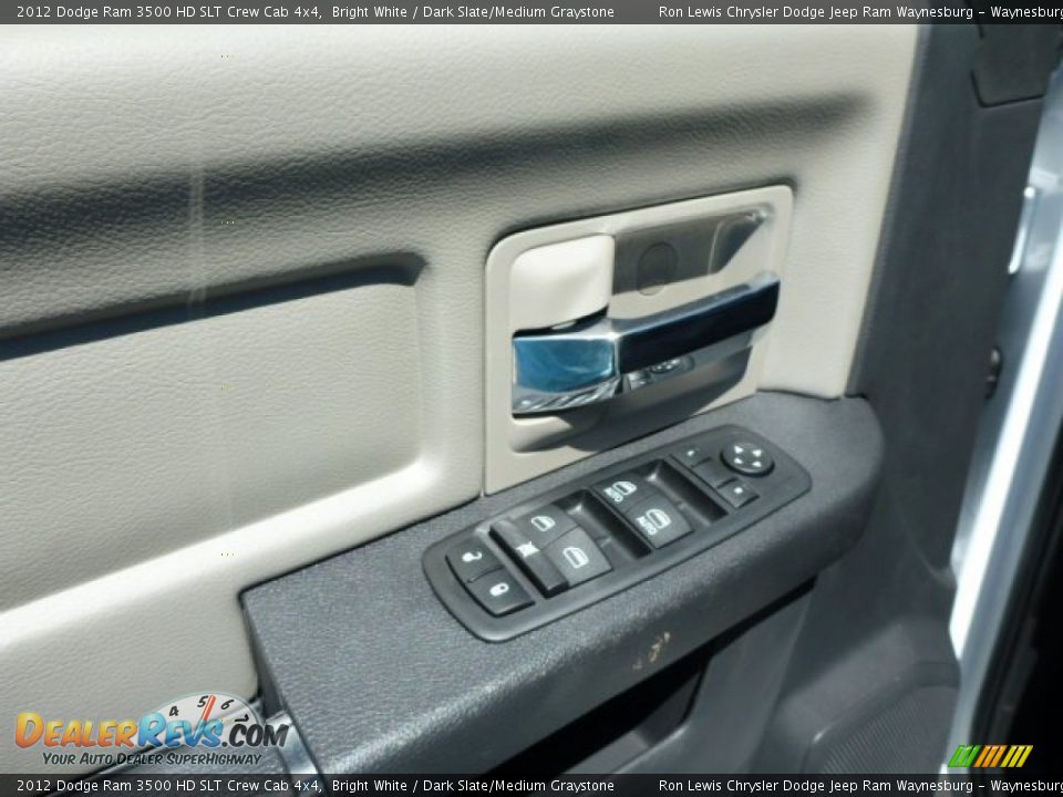 2012 Dodge Ram 3500 HD SLT Crew Cab 4x4 Bright White / Dark Slate/Medium Graystone Photo #9