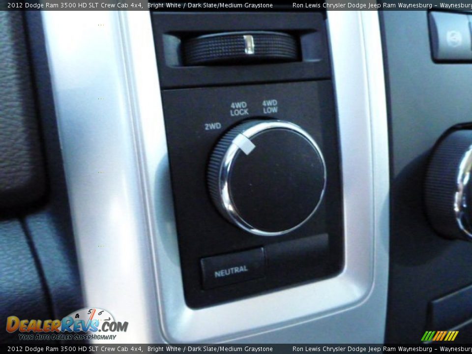 2012 Dodge Ram 3500 HD SLT Crew Cab 4x4 Bright White / Dark Slate/Medium Graystone Photo #13