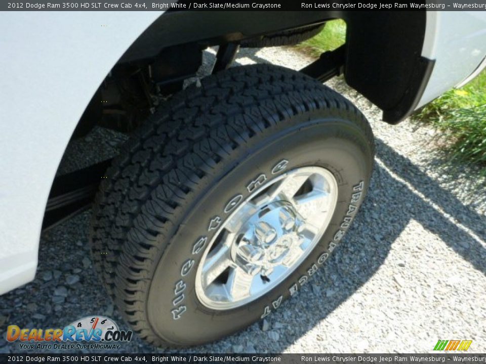 2012 Dodge Ram 3500 HD SLT Crew Cab 4x4 Bright White / Dark Slate/Medium Graystone Photo #18