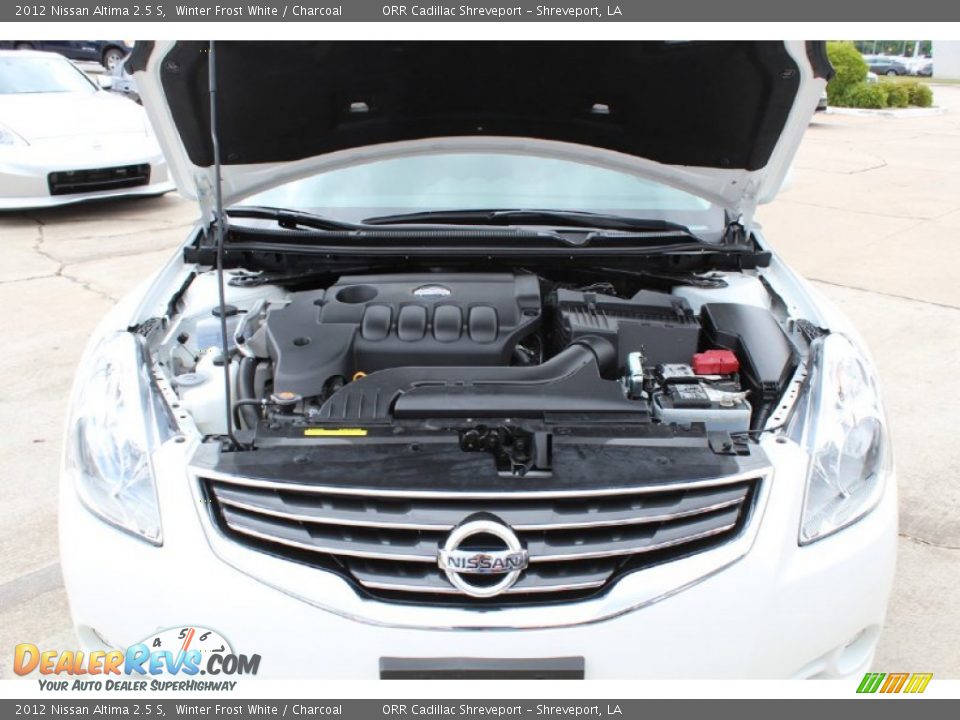 2012 Nissan Altima 2.5 S Winter Frost White / Charcoal Photo #10