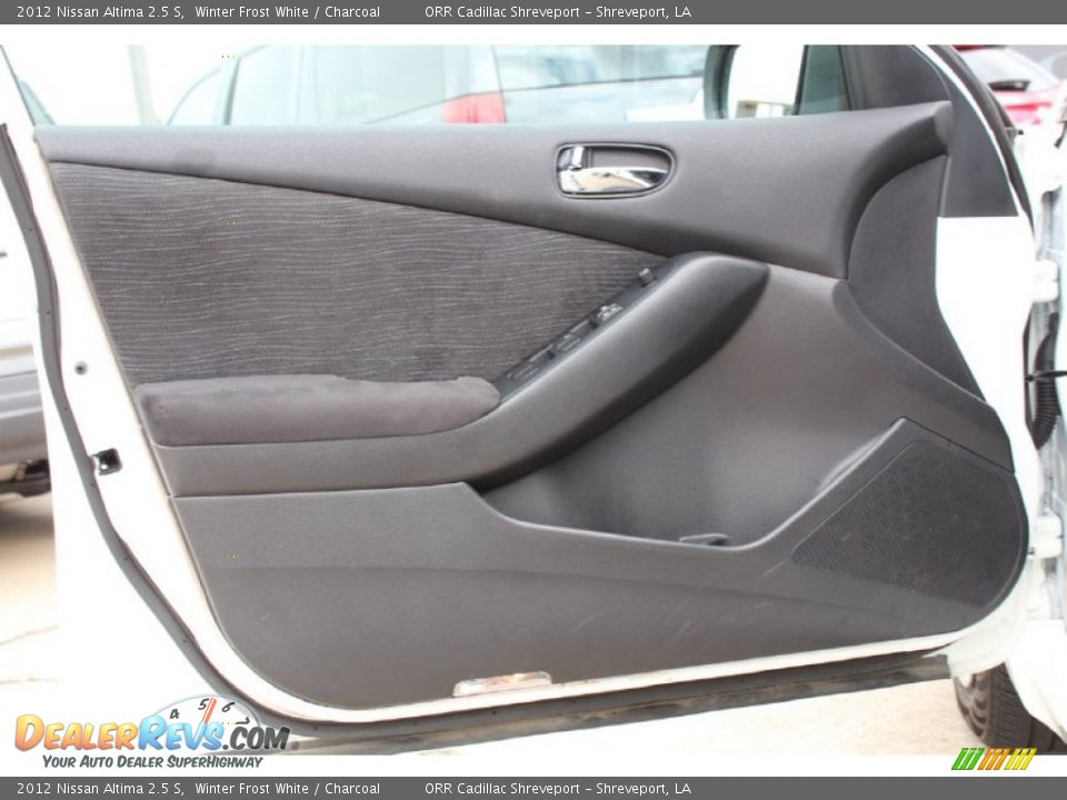 2012 Nissan Altima 2.5 S Winter Frost White / Charcoal Photo #15