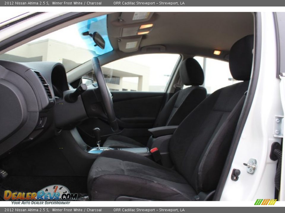 2012 Nissan Altima 2.5 S Winter Frost White / Charcoal Photo #16