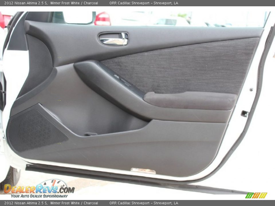 2012 Nissan Altima 2.5 S Winter Frost White / Charcoal Photo #17