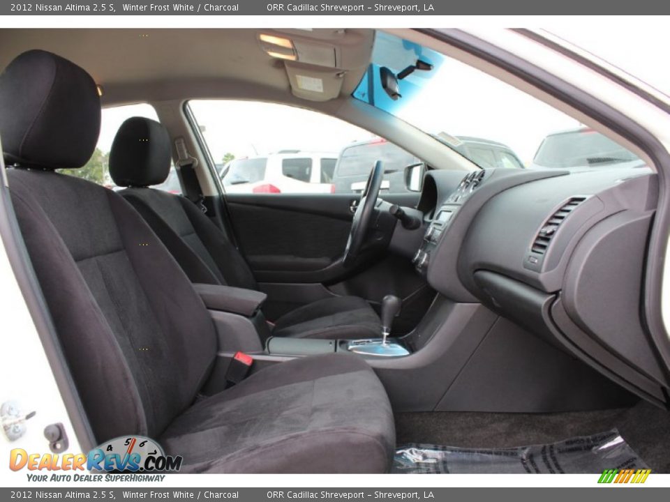 2012 Nissan Altima 2.5 S Winter Frost White / Charcoal Photo #18