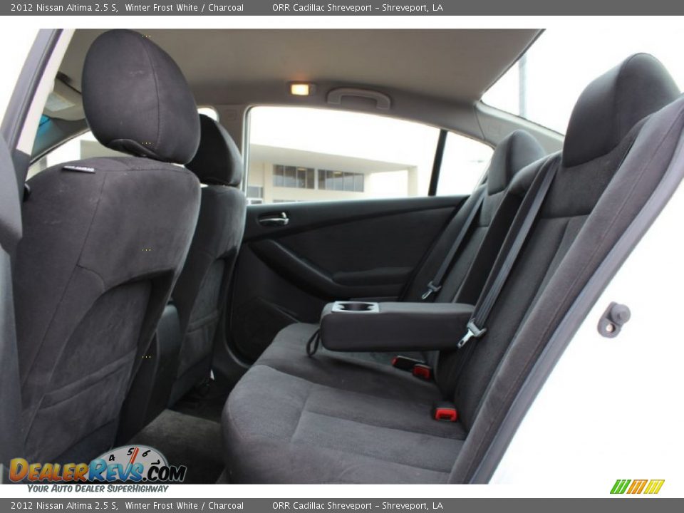 2012 Nissan Altima 2.5 S Winter Frost White / Charcoal Photo #20