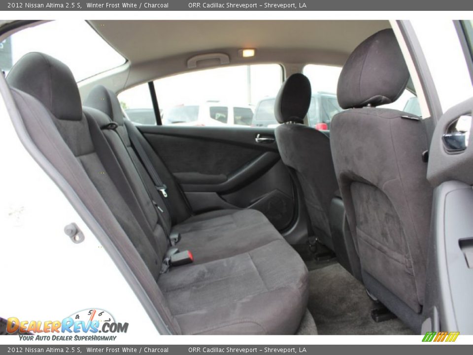 2012 Nissan Altima 2.5 S Winter Frost White / Charcoal Photo #22