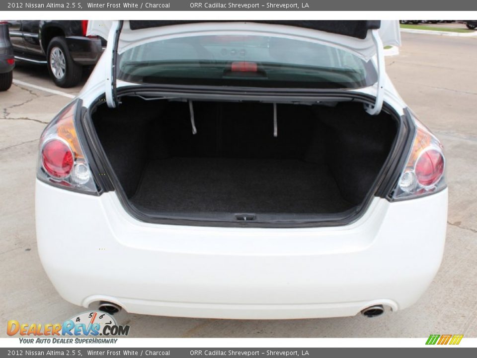 2012 Nissan Altima 2.5 S Winter Frost White / Charcoal Photo #23