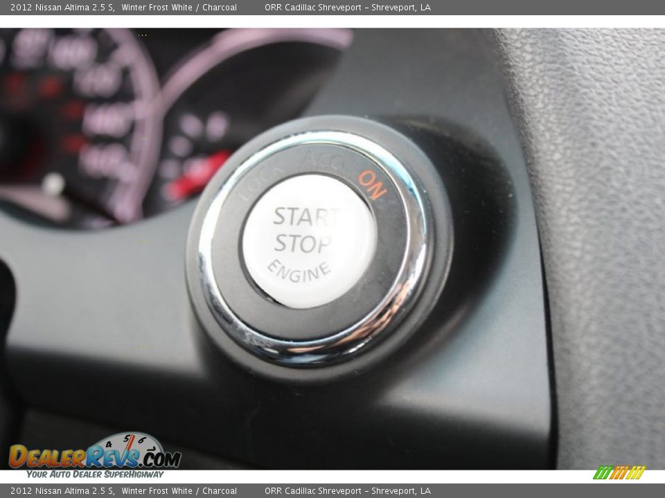 2012 Nissan Altima 2.5 S Winter Frost White / Charcoal Photo #25