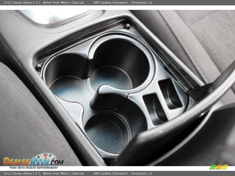 2012 Nissan Altima 2.5 S Winter Frost White / Charcoal Photo #27