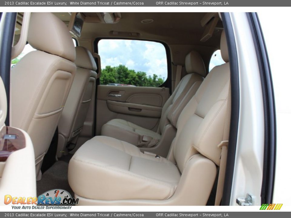 2013 Cadillac Escalade ESV Luxury White Diamond Tricoat / Cashmere/Cocoa Photo #20