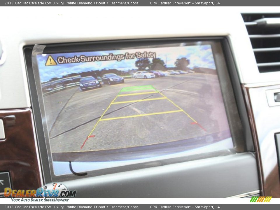 2013 Cadillac Escalade ESV Luxury White Diamond Tricoat / Cashmere/Cocoa Photo #28