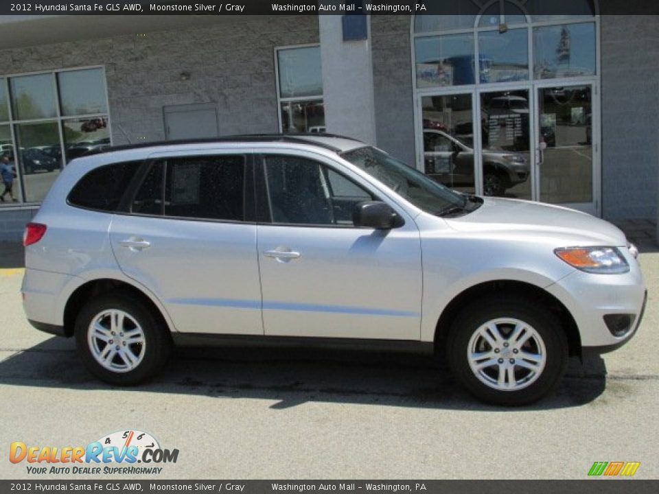 2012 Hyundai Santa Fe GLS AWD Moonstone Silver / Gray Photo #2