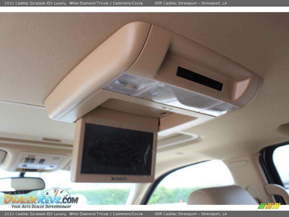 2013 Cadillac Escalade ESV Luxury White Diamond Tricoat / Cashmere/Cocoa Photo #29