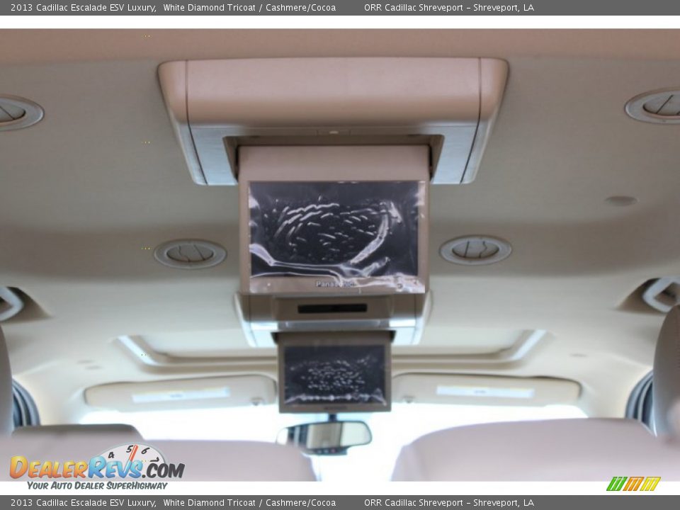 2013 Cadillac Escalade ESV Luxury White Diamond Tricoat / Cashmere/Cocoa Photo #30