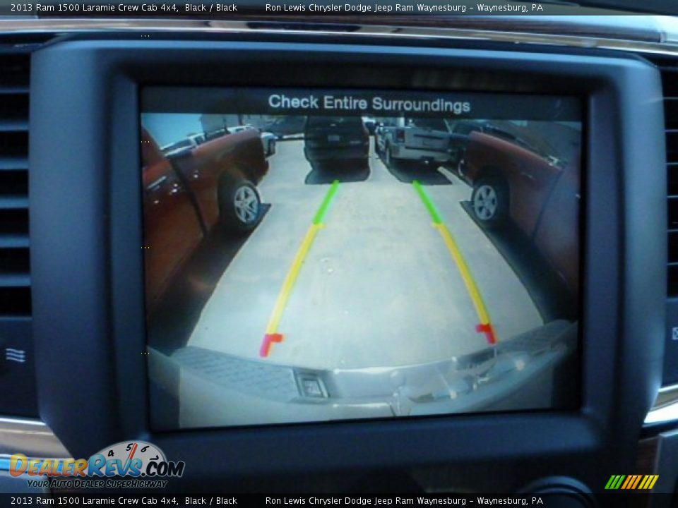 2013 Ram 1500 Laramie Crew Cab 4x4 Black / Black Photo #18