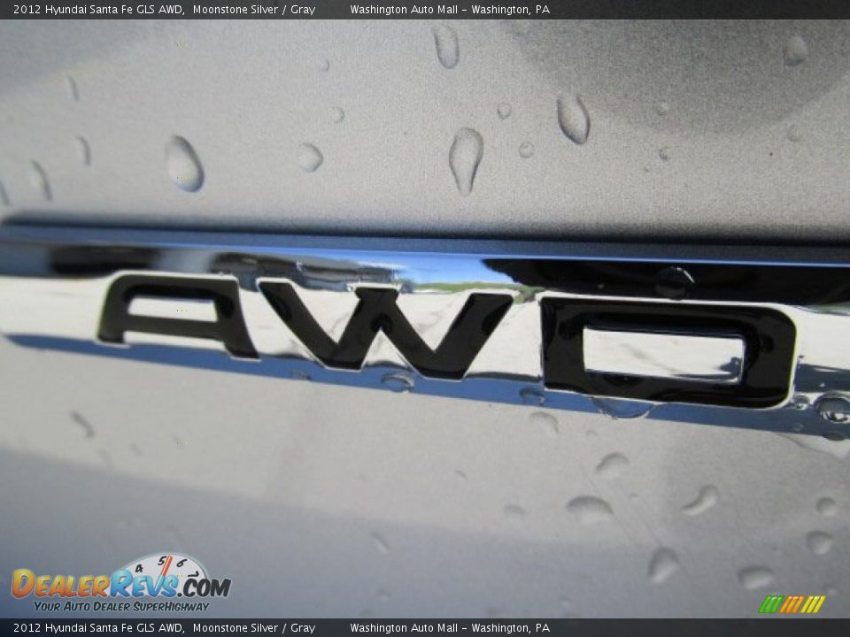 2012 Hyundai Santa Fe GLS AWD Moonstone Silver / Gray Photo #9